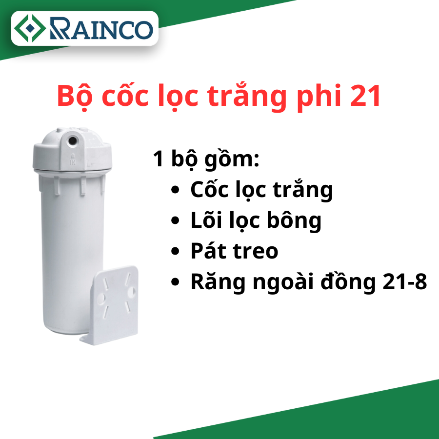 Cốc lọc trắng