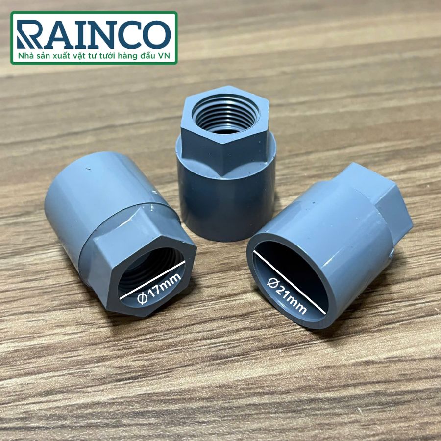 Nối PVC ren 17mm ra ong 21mm (3)